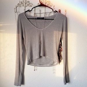 Brandy Melville | Pin Stripe Crop Top